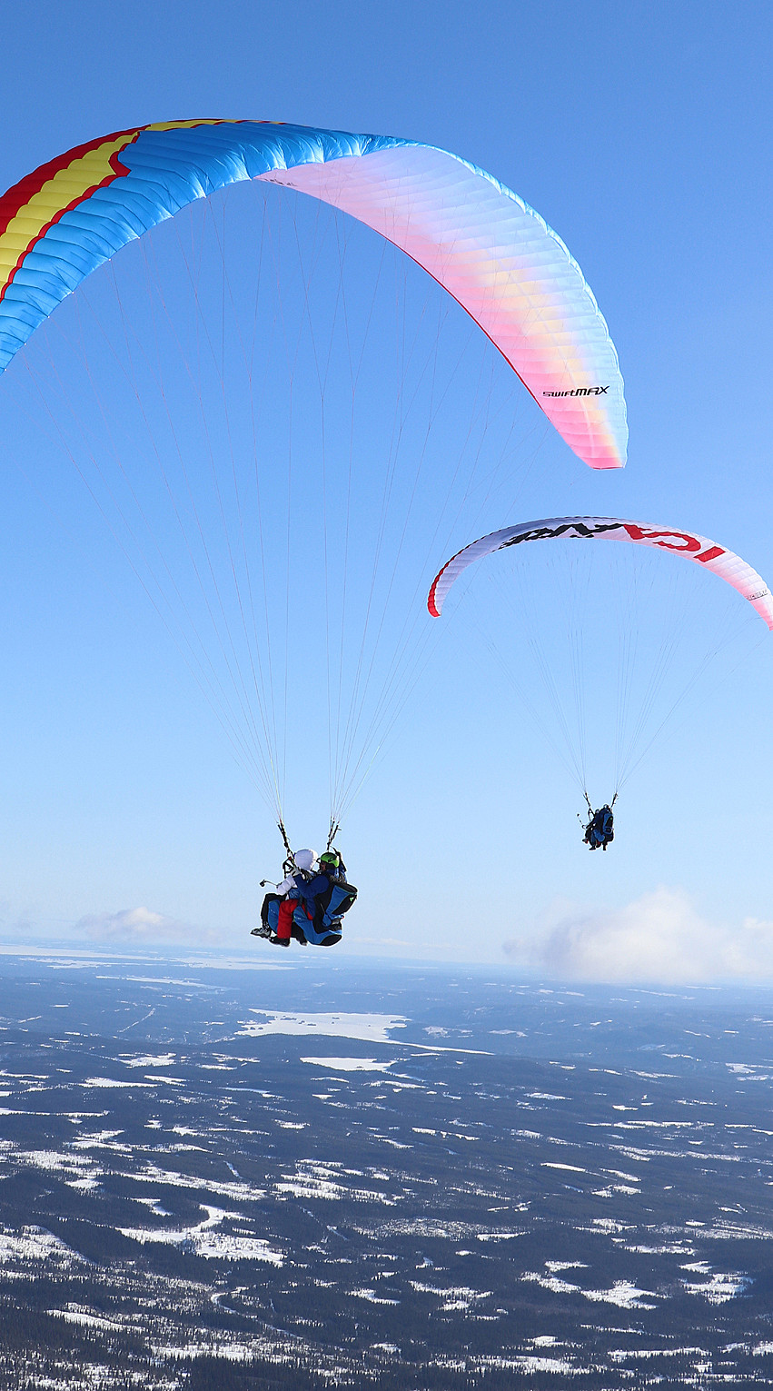 Paragliding tandem