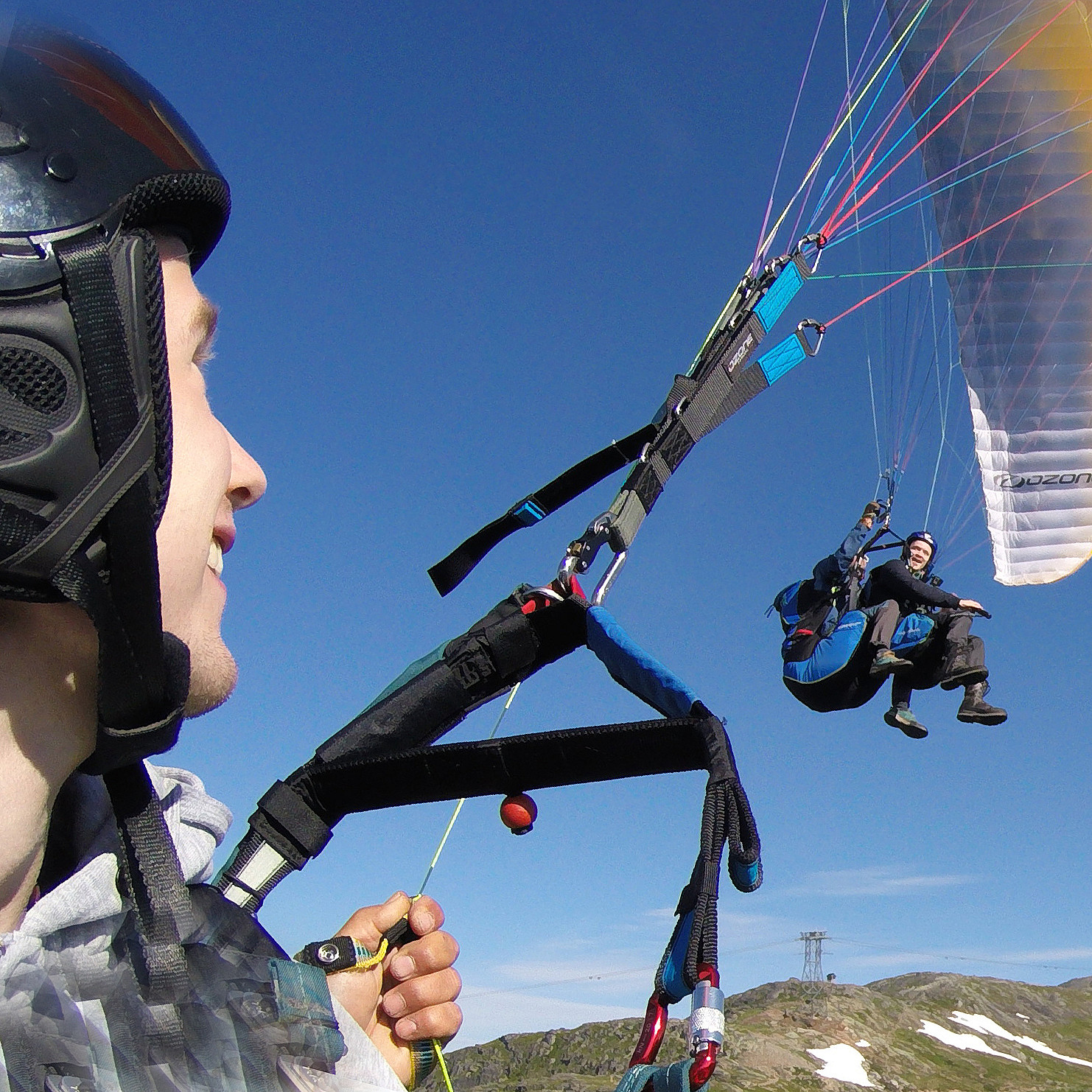 Paragliding tandem