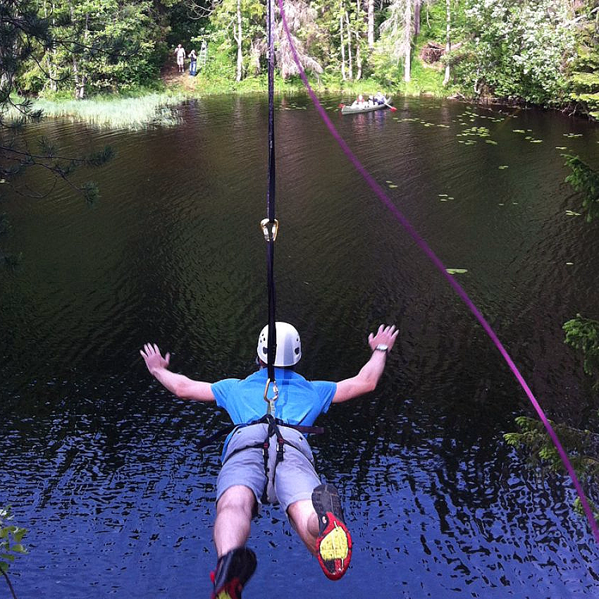 Zipline i Nordmarka
