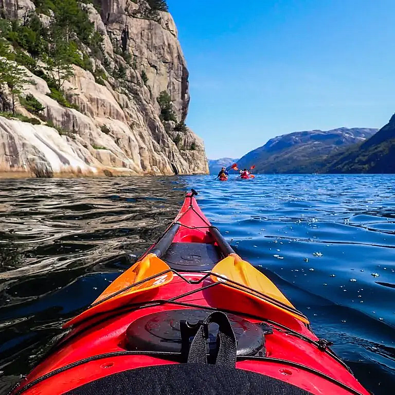 Lysefjorden guidet kajakktur