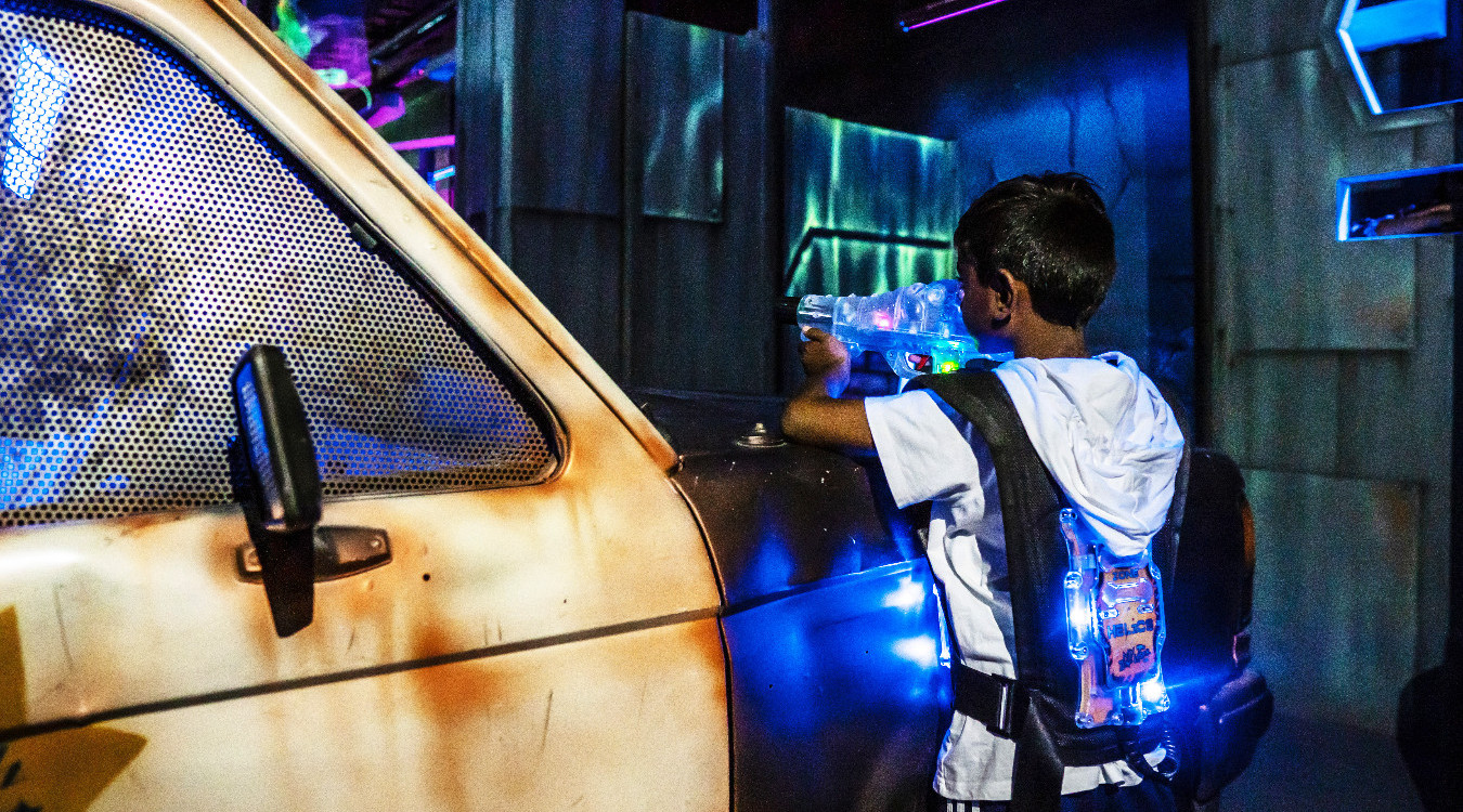 Lekeland og vindtunnel