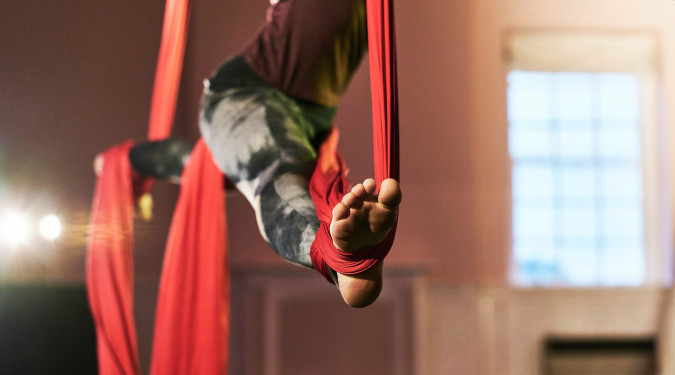 Aerial silks for to