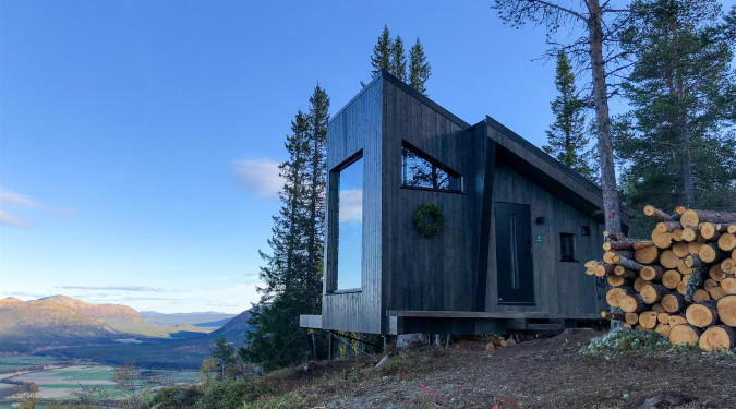 Natt i fjelltopphytte