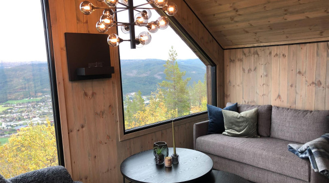 Natt i fjelltopphytte