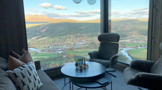 Natt i fjelltopphytte