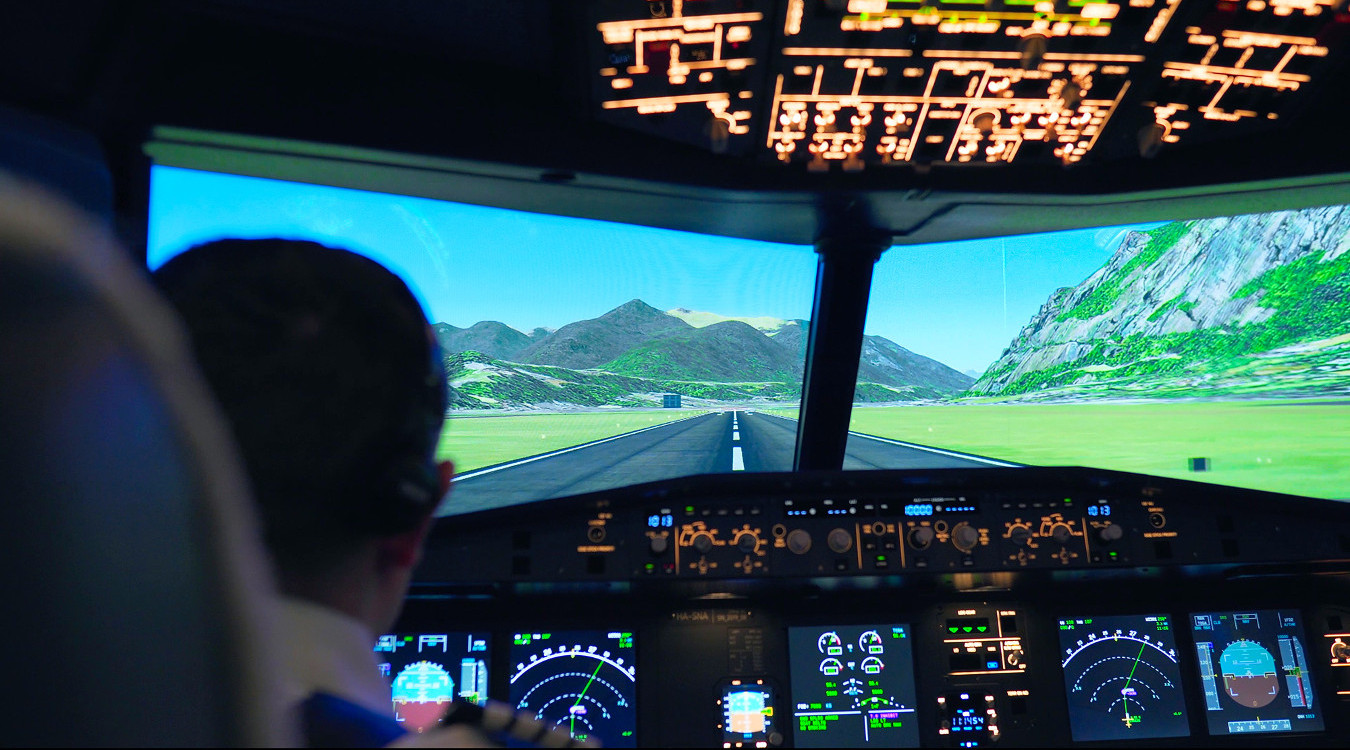 Airbus flysimulator