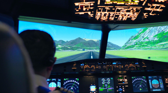Airbus flysimulator
