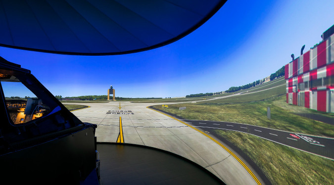 Airbus flysimulator