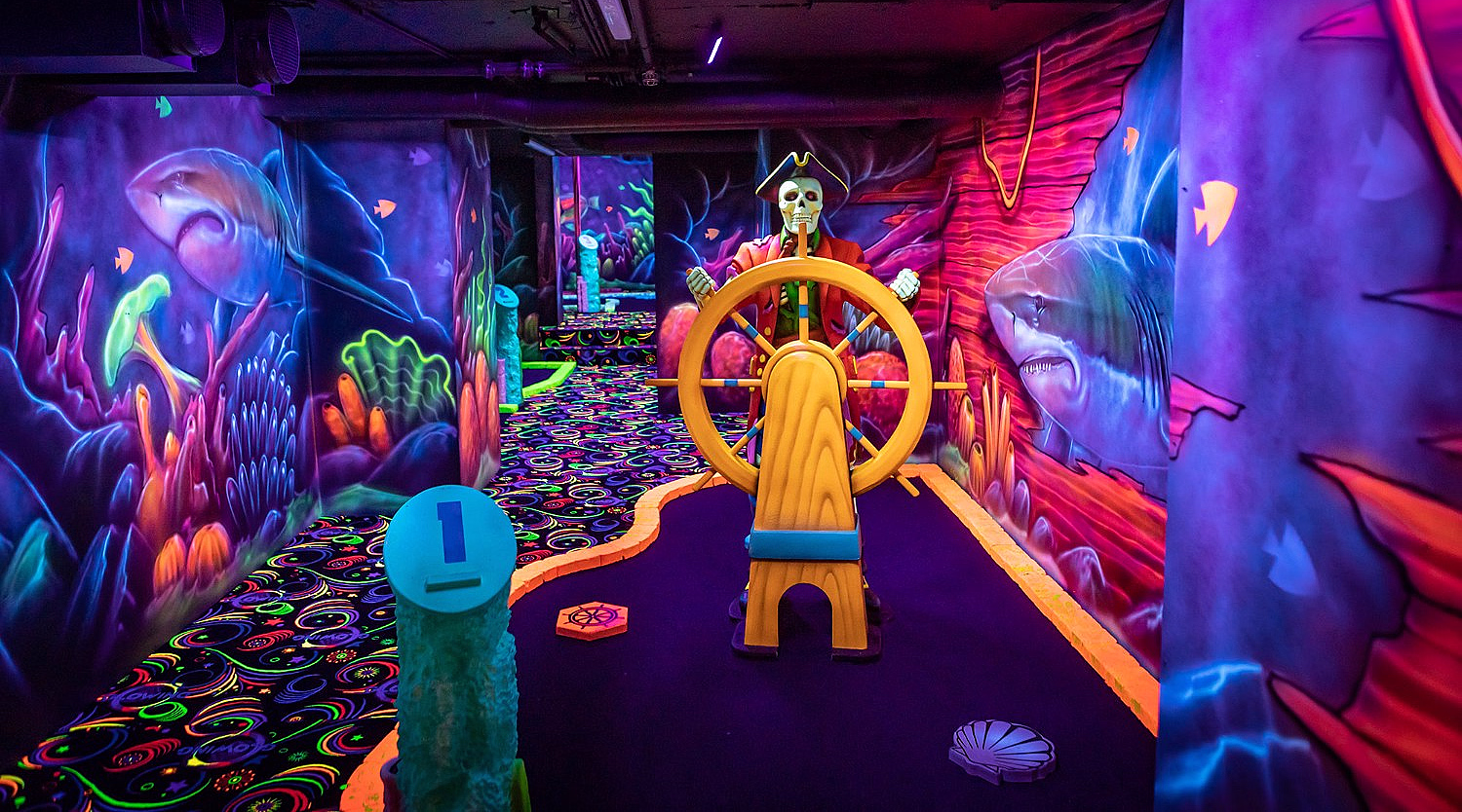 Glowing familiegolf